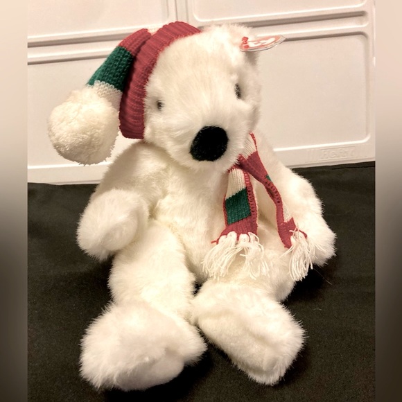 Large 15” Ty Holiday Christmas Teddy Bear plush. - Picture 6 of 9